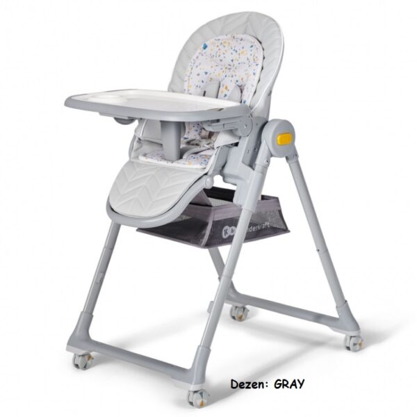 Hranilica za bebe Kinderkraft LASTREE 2u1 GRAY