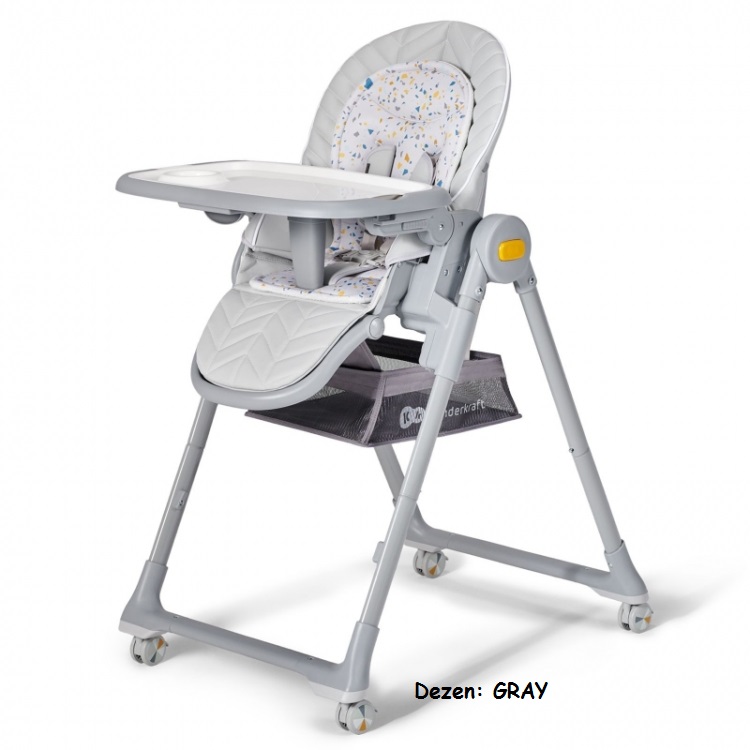 Hranilica za bebe Kinderkraft LASTREE 2u1 GRAY