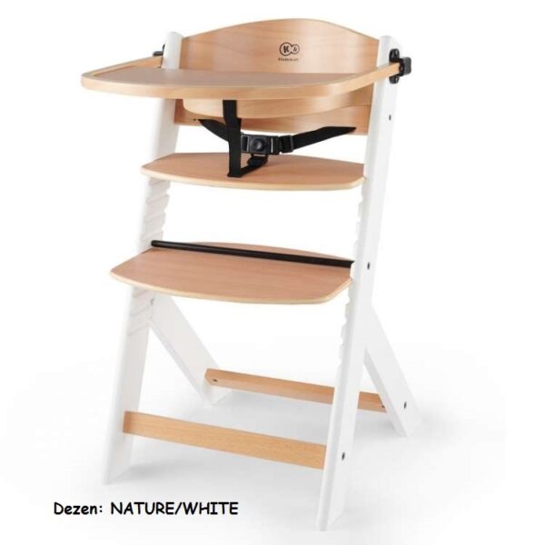 Hranilica za bebe Kinderkraft ENOCK 2u1 NATURE/WHITE