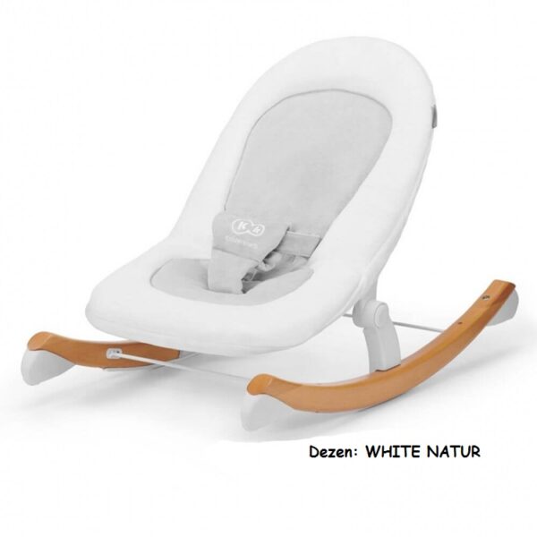 Njihalica za bebe Kinderkraft FINIO 2u1 WHITE NATURE