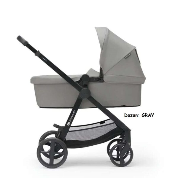 Kolica za bebe Kinderkraft NEWLY set 3u1 GRAY