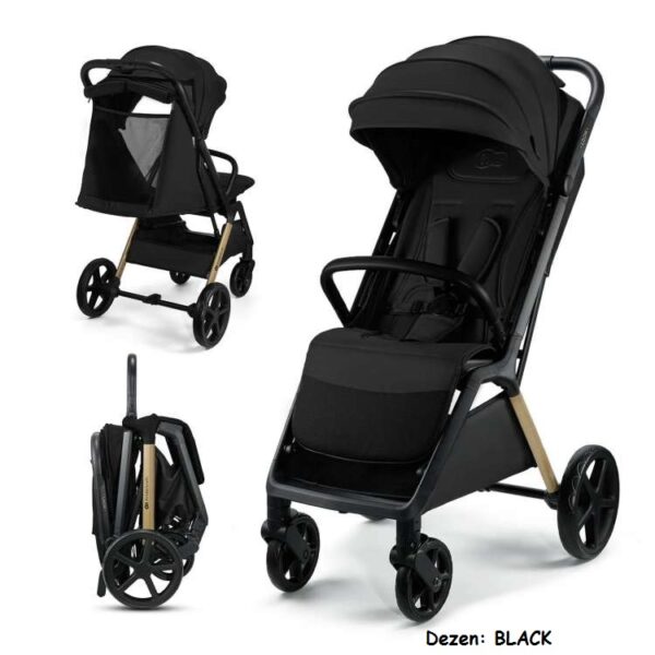 Kišobran kolica Kinderkraft LOOM BLACK