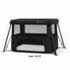 Prenosivi krevetac za bebe Kinderkraft CAMI 2u1 BLACK