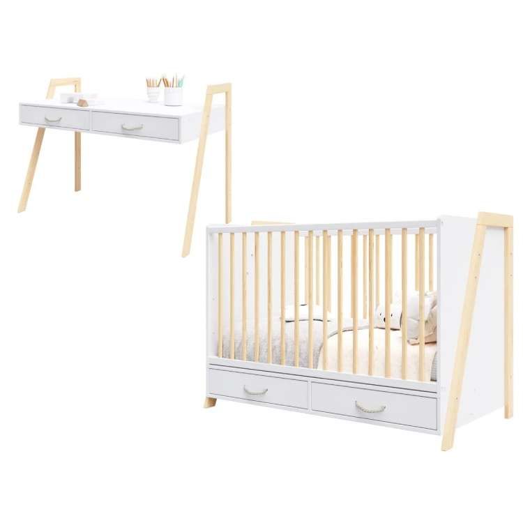 Krevetac za bebe Lettino LUNA 3u1