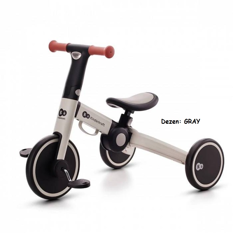Tricikli / guralica za decu/ balance bike, Kinderkraft 4 TRIKE GRAY