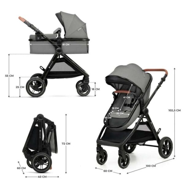 Kolica za bebe Kinderkraft ESME 3u1