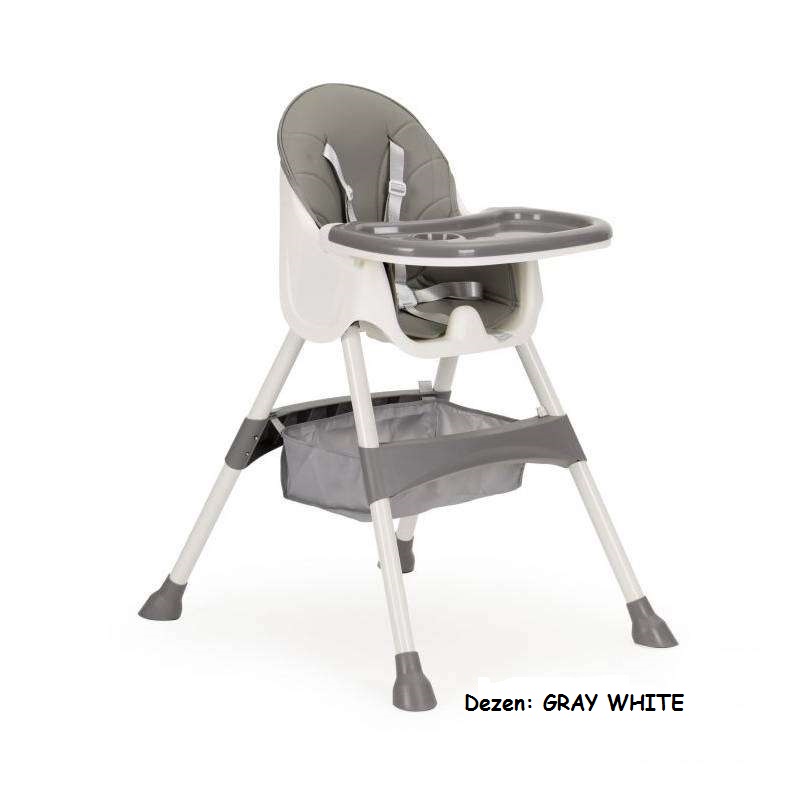 Hranilica za bebe Eco Toys TEO 2u1 GRAY WHITE