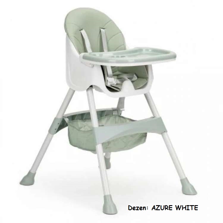 Hranilica za bebe Eco Toys TEO 2u1 AZURE WHITE