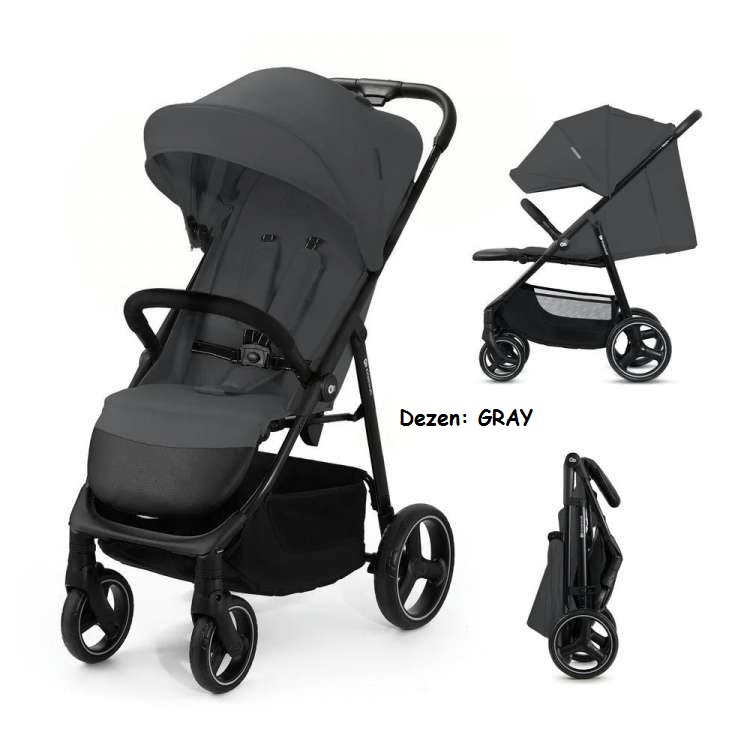Kišobran kolica Kinderkraft TRIG 3 GRAY