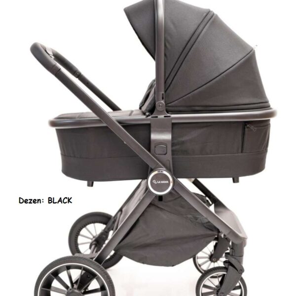 Kolica za bebe La Mama ALVI, set 3u1 BLACK