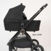 Kolica za bebe La Mama TRIO, set 3u1 BLACK