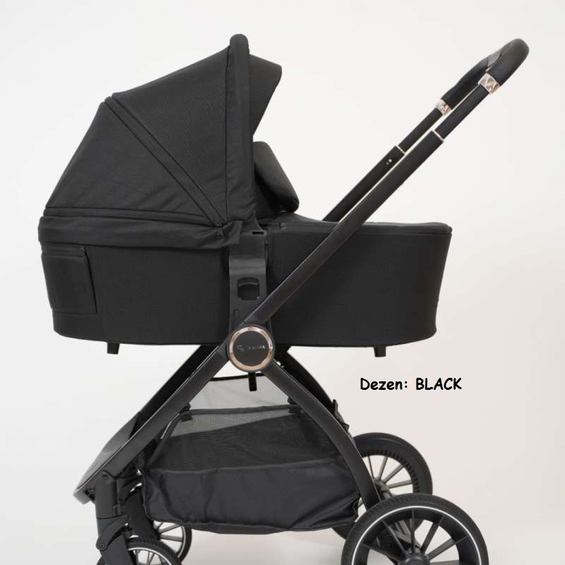 Kolica za bebe La Mama TRIO, set 3u1 BLACK