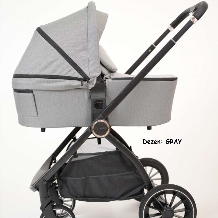 Kolica za bebe La Mama TRIO, set 3u1 GRAY