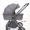 Kolica za bebe La Mama ALVI, set 3u1 GRAY