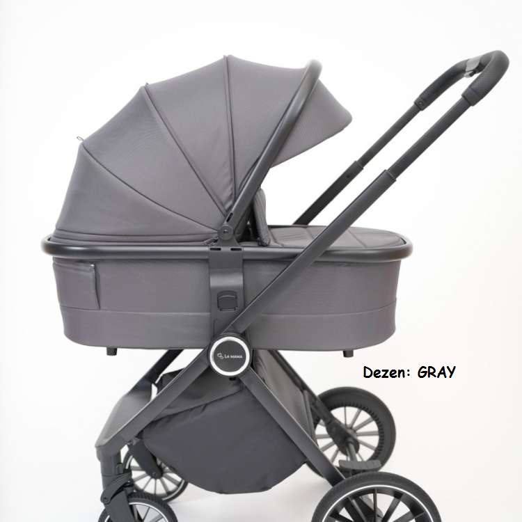 Kolica za bebe La Mama ALVI, set 3u1 GRAY