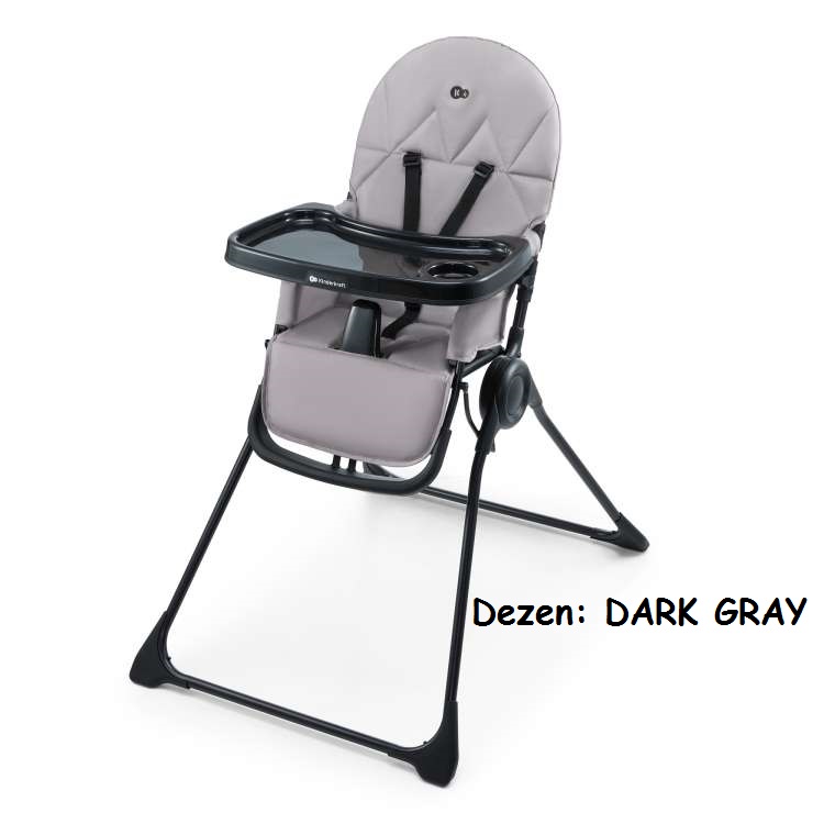 Hranilica za bebe Kinderkraft BINCI DARK GRAY