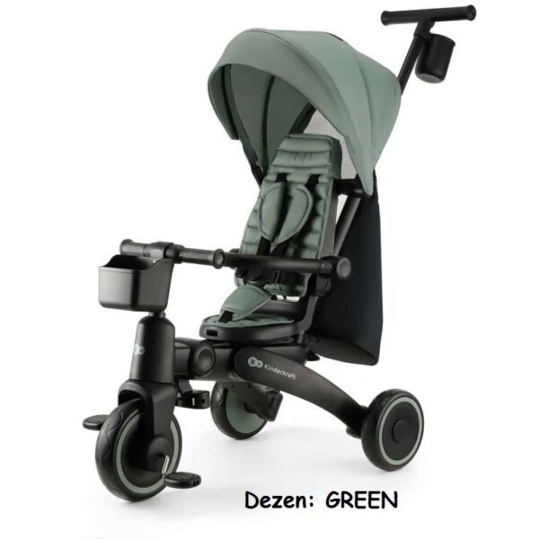 Tricikli / guralica za decu, Kinderkraft JAZZ GREEN