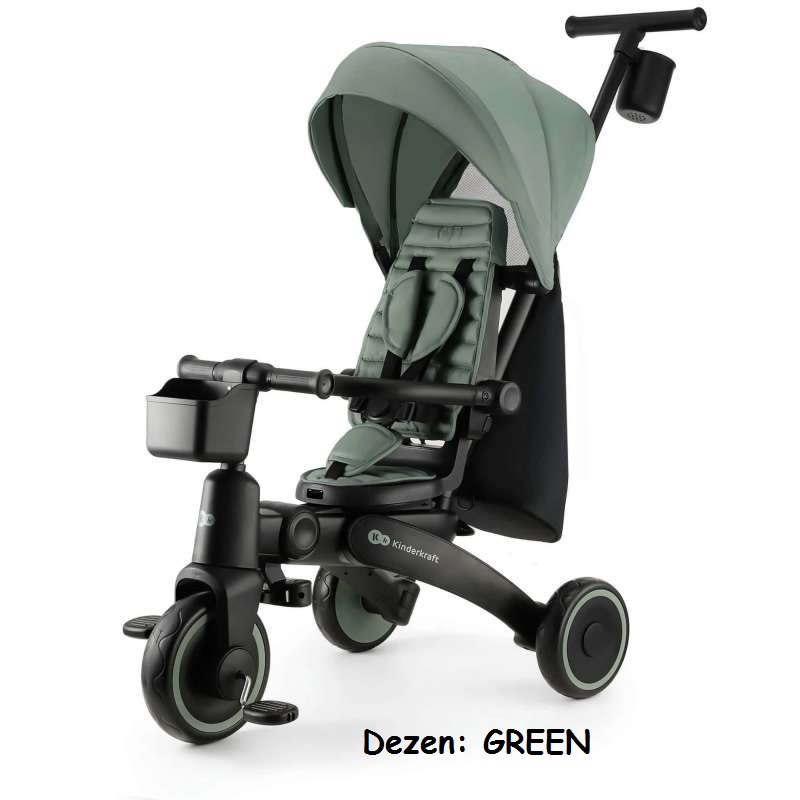 Tricikli / guralica za decu, Kinderkraft JAZZ GREEN