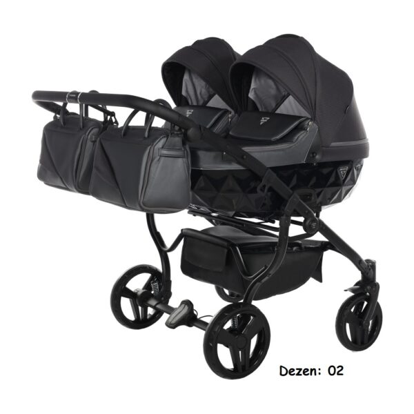 Kolica za blizance Junama SAPHIRE DUO STANDARD set 2/3u1 02