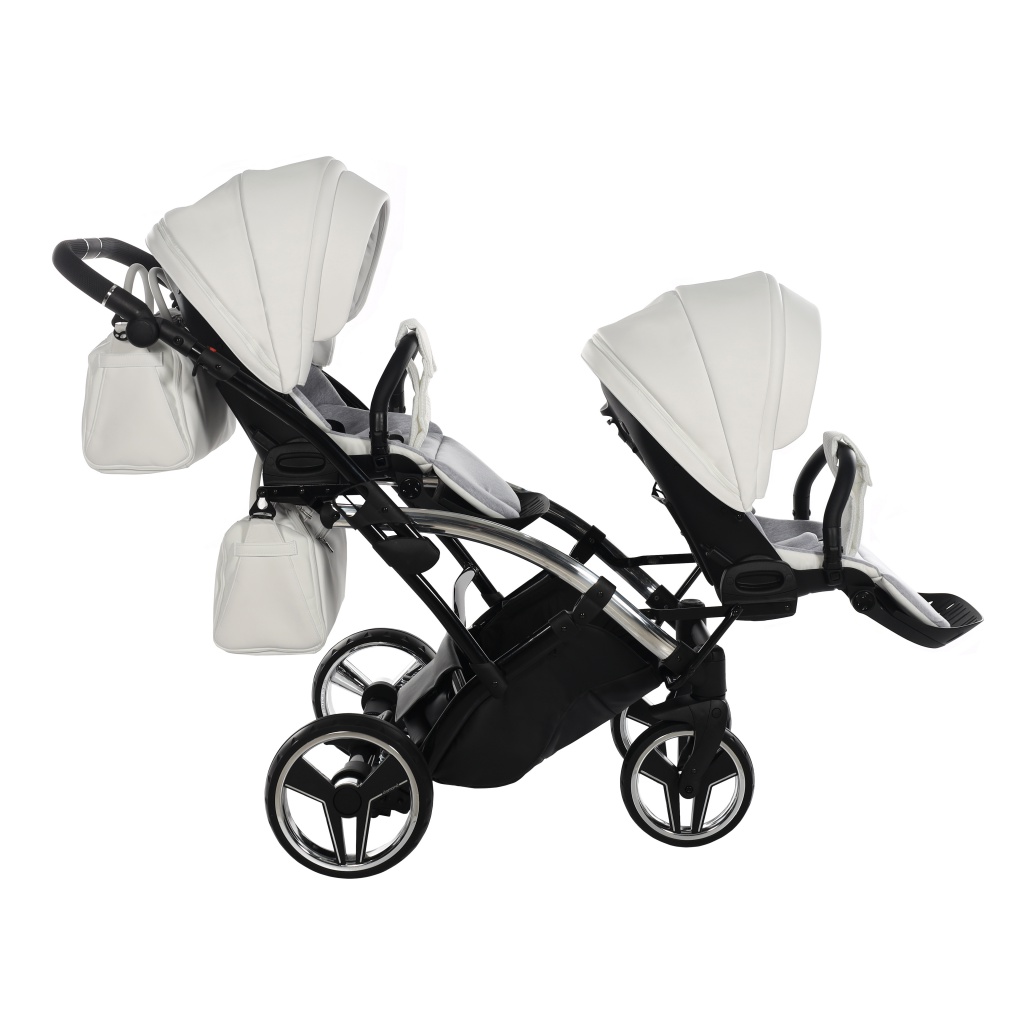 Kolica za blizance Junama MIRROR SHINE DUO SLIM set 2/3u1