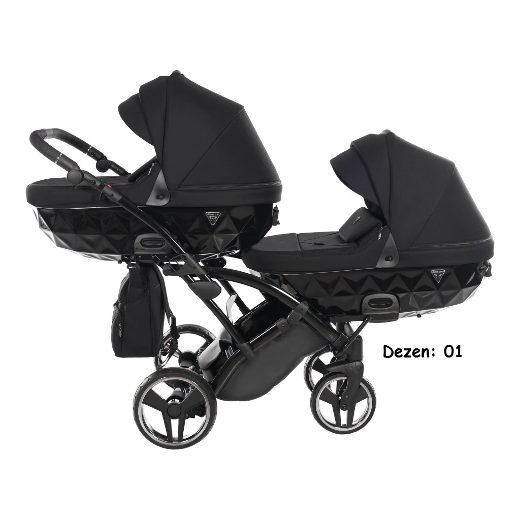 Kolica za blizance Junama BASIC DUO SLIM set 2/3u1 01