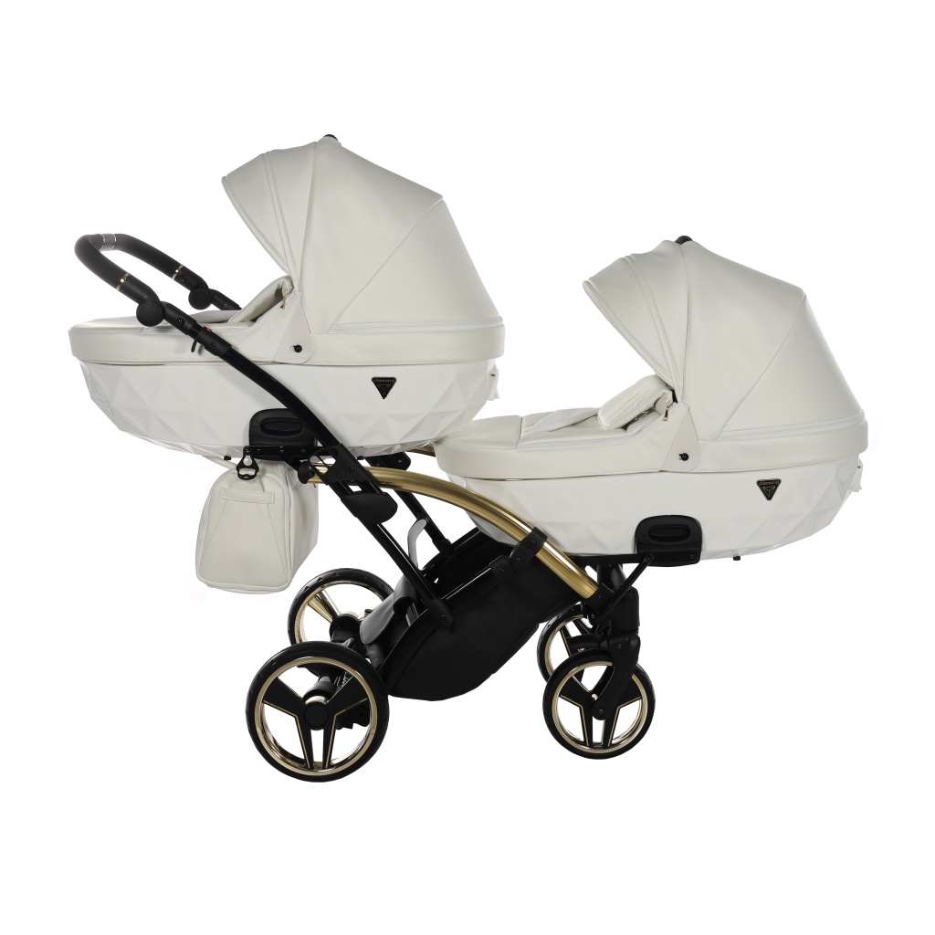 Kolica za blizance Junama MIRROR SATIN DUO SLIM set 2/3u1