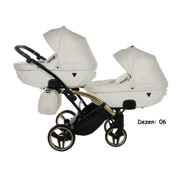 Kolica za blizance Junama MIRROR SATIN DUO SLIM set 2/3u1 06