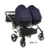 Kolica za blizance Junama SAPHIRE DUO STANDARD set 2/3u1 01