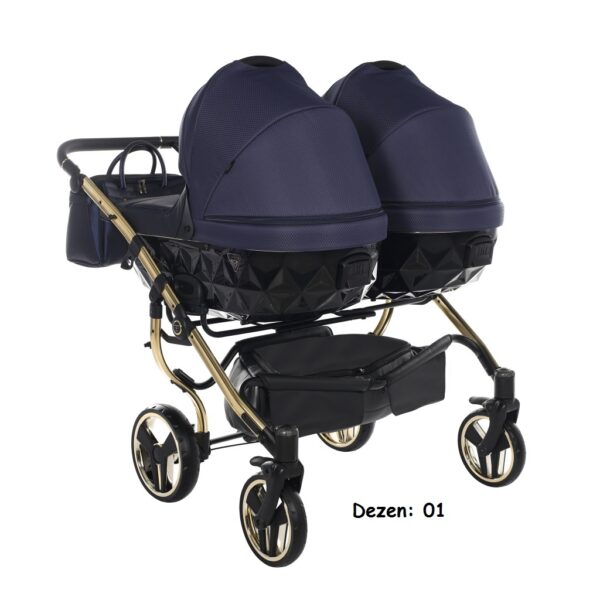 Kolica za blizance Junama SAPHIRE DUO STANDARD set 2/3u1 01