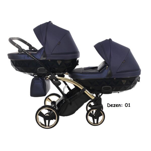 Kolica za blizance Junama SAPHIRE DUO SLIM set 2/3u1 01