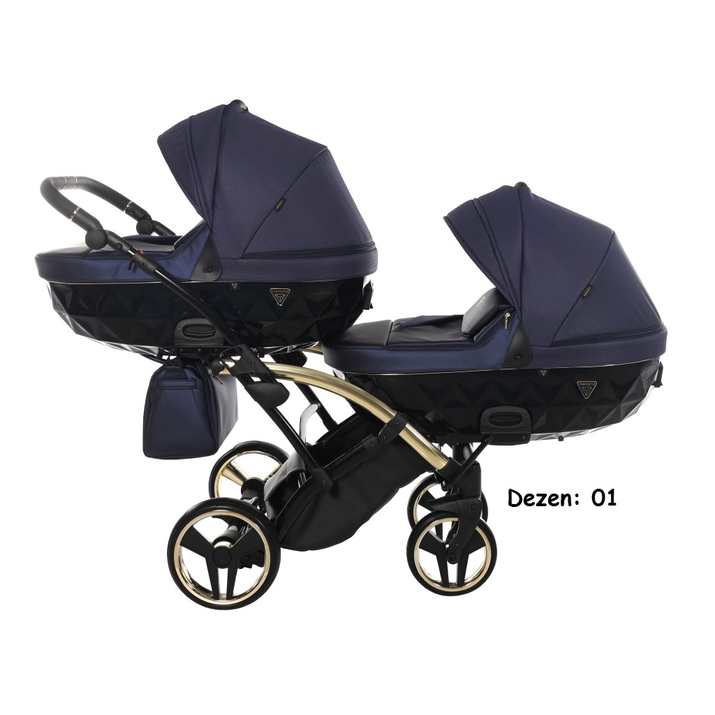 Kolica za blizance Junama SAPHIRE DUO SLIM set 2/3u1 01