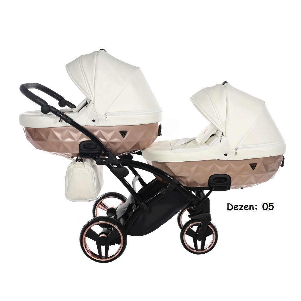 Kolica za blizance Junama MIRROR SATIN DUO SLIM set 2/3u1 05