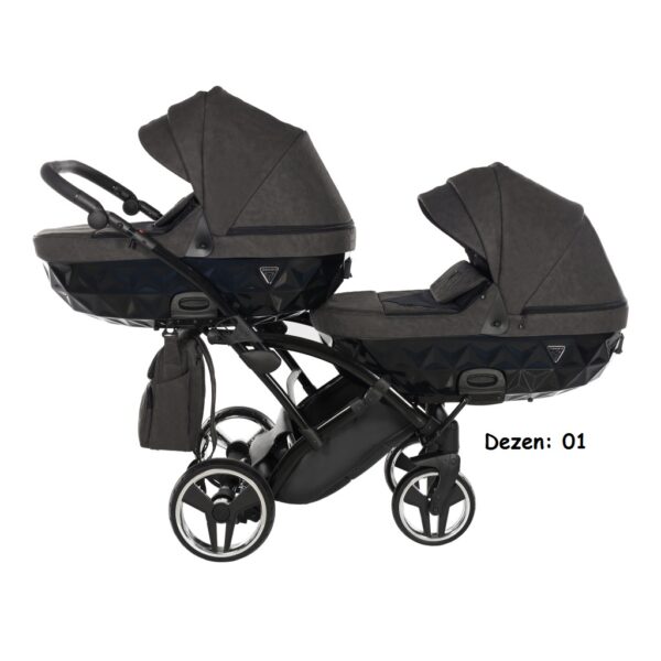Kolica za blizance Junama CARO DUO SLIM set 2/3u1 01