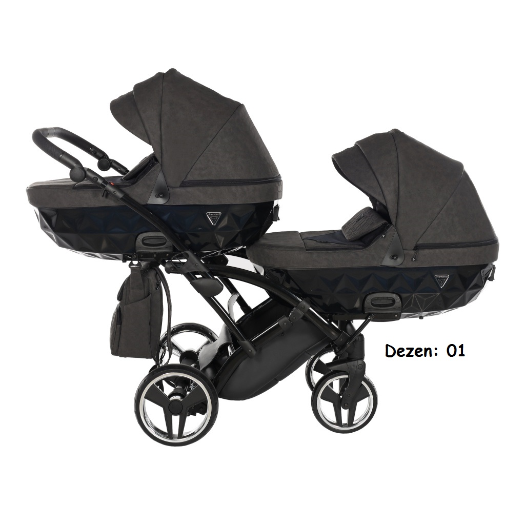 Kolica za blizance Junama CARO DUO SLIM set 2/3u1 01