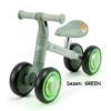 Tricikli / guralica za decu Kinderkraft CUTIE FLASH GREEN
