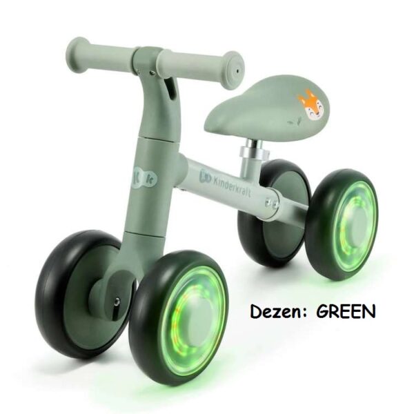 Tricikli / guralica za decu Kinderkraft CUTIE FLASH GREEN