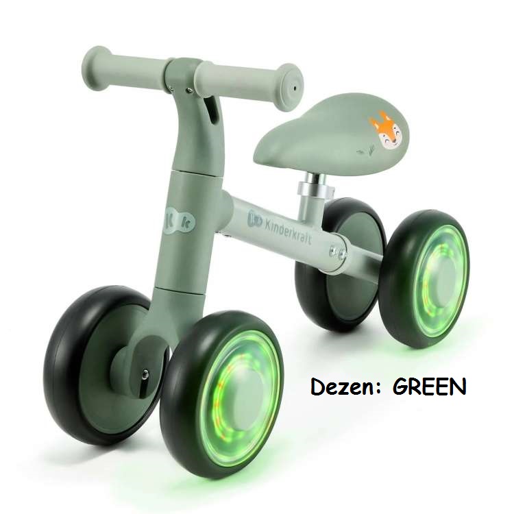Tricikli / guralica za decu Kinderkraft CUTIE FLASH GREEN