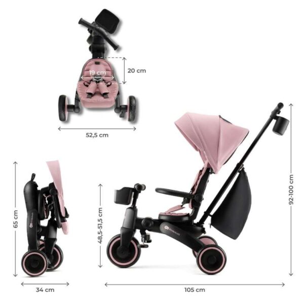 Tricikli / guralica za decu, Kinderkraft JAZZ