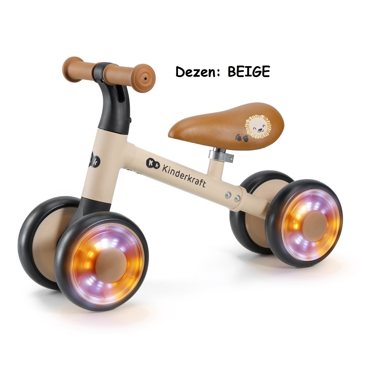 Tricikli / guralica za decu Kinderkraft CUTIE FLASH BEIGE