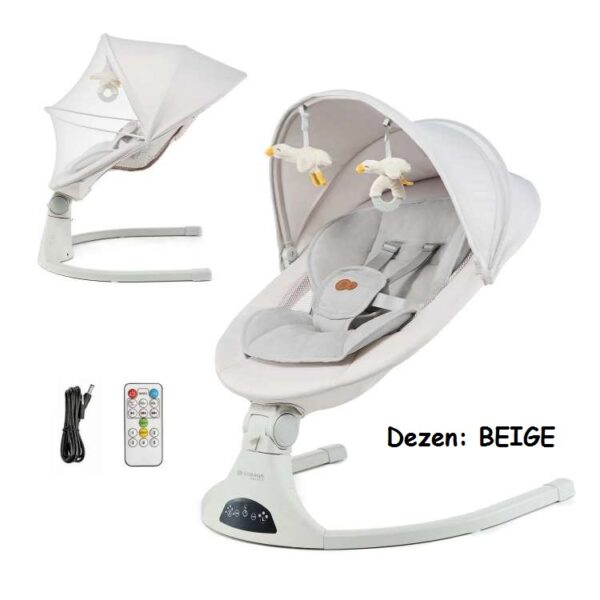 Ljuljaška za bebe Kinderkraft TULSY BEIGE