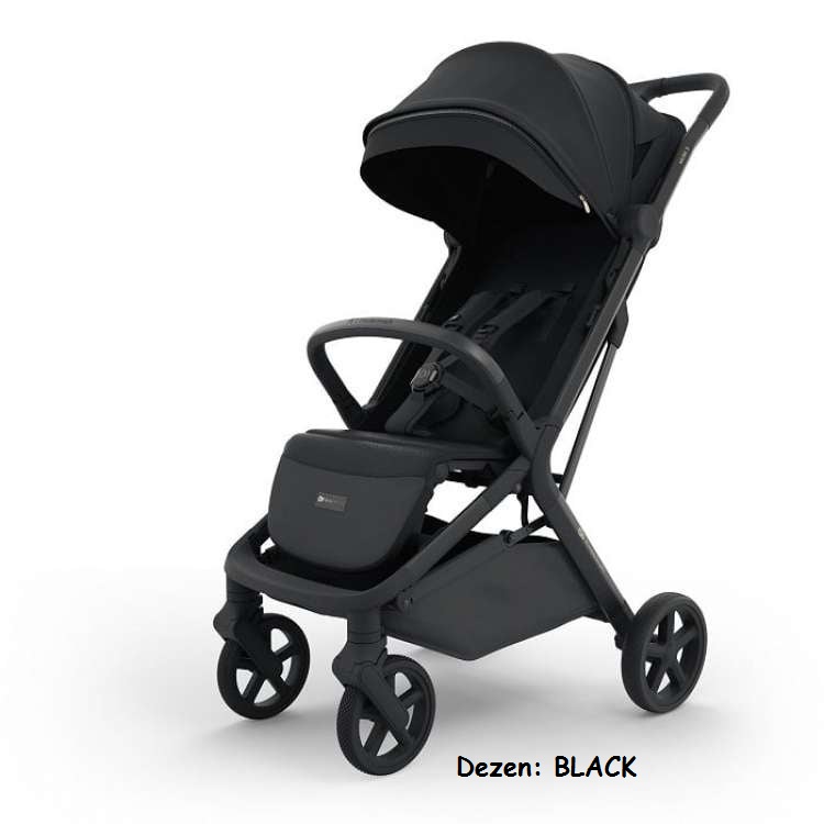 Kišobran kolica Kinderkraft NUBI 3 MIDNIGHT BLACK