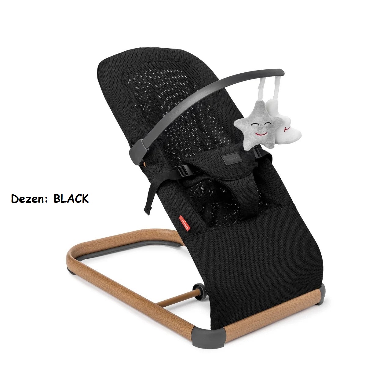 Njihalica za bebe Kidnort MOLN BLACK