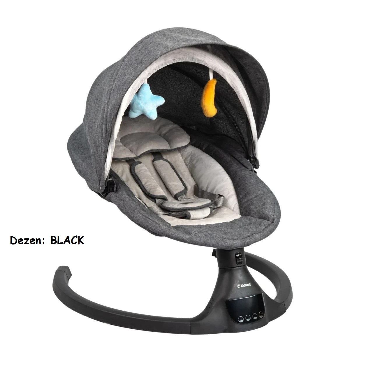 Ljuljaška za bebe Kidnort SVAIE BLACK