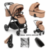 Kolica za bebe Kidnort ALSKAR MOCHA MOUSSE set 2u1 Kolica za bebe Kidnort ALSKAR MOCHA MOUSSE set 2u1