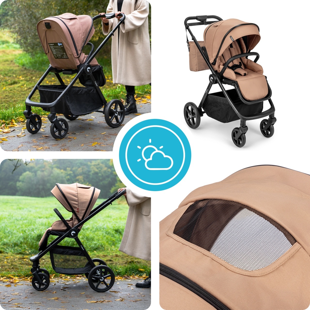 Kolica za bebe Kidnort ALSKAR set 2u1 Kolica za bebe Kidnort ALSKAR set 2u1