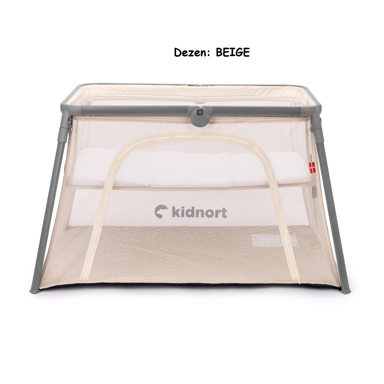 Prenosivi krevetac za bebe Kidnort BLEKE 2u1 BEIGE