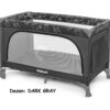 Prenosivi krevetac za bebe Kidnort GROTTA DARK GRAY Prenosivi krevetac za bebe Kidnort GROTTA DARK GRAY