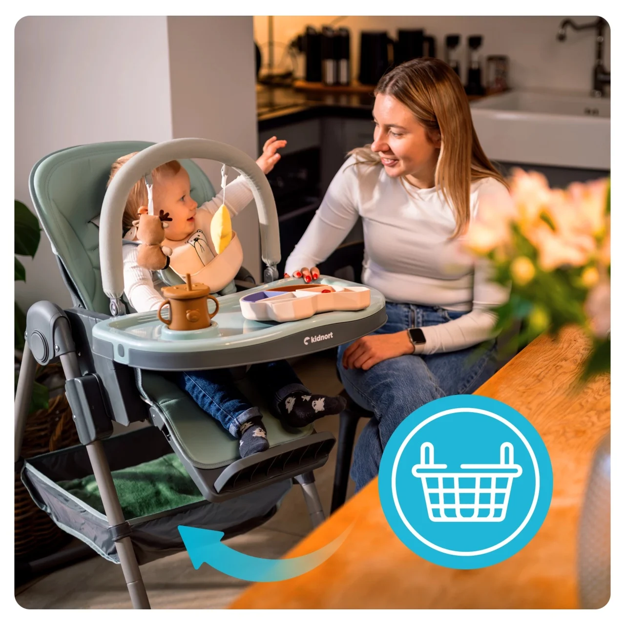 Hranilica za bebe Kidnort JORDGUBBE Hranilica za bebe Kidnort JORDGUBBE