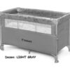 Prenosivi krevetac za bebe Kidnort NASTE LIGHT GRAY Prenosivi krevetac za bebe Kidnort NASTE LIGHT GRAY