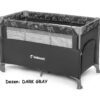 Prenosivi krevetac za bebe Kidnort NASTE DARK GRAY Prenosivi krevetac za bebe Kidnort NASTE DARK GRAY
